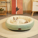 Cama Oval de Pelúcia para Cães e Gatos