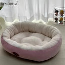 Cama Oval de Pelúcia para Cães e Gatos