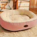 Cama Oval de Pelúcia para Cães e Gatos